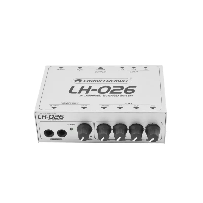Audio Mixer Omnitronic 10355026 3 Channels 20 - 20000 Hz White