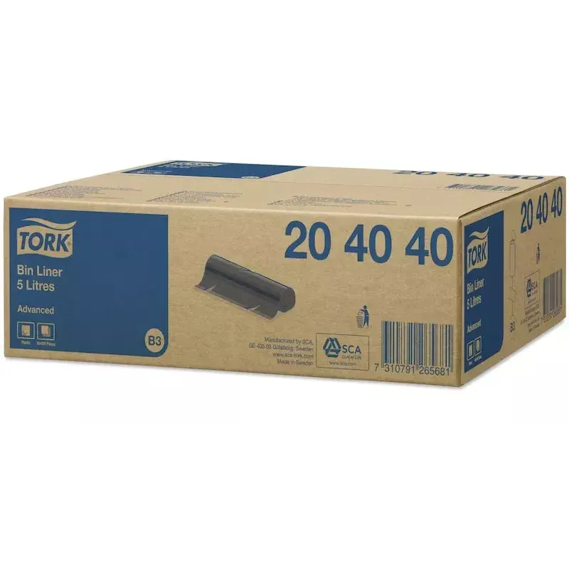 Trash Bag Tork 204040 5 L Black