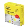 Self-adhesive round labels Avery 3852, 1 cm diameter, permanent adhesive, 800 pcs, yellow