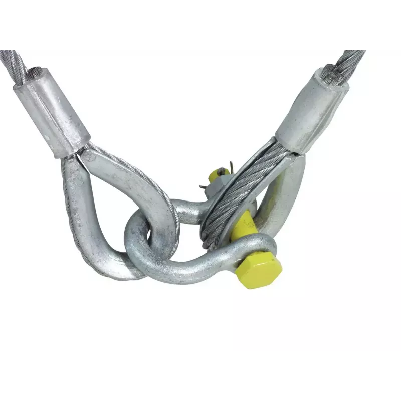 Rope Eurolite 58010490 1m Zinc Steel 1050kg