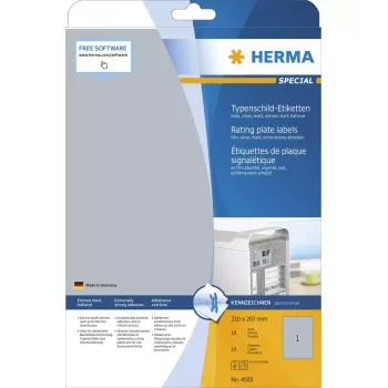 Self-adhesive label Rectangle HERMA 4593