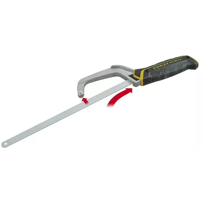 Hacksaw Stanley 0-15-211 25 cm Black Yellow Plastic Handle