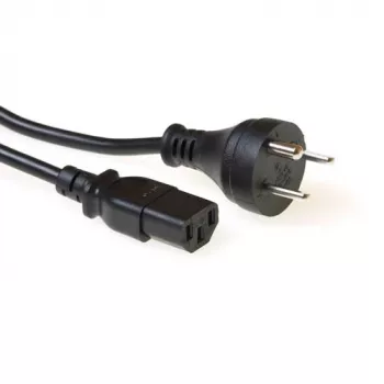 Power cord ACT Powercord Danish plug - C13 black 2.5 m