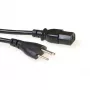 Power cord ACT Powercord Swiss plug - C13 black 2.5 m
