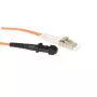 ACT 10 meter LSZH Multimode 62.5/125 OM1 fiber patch cable duplex with MTRJ and LC connectors