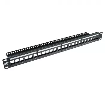 ACT 24 Port Keystone-jack patchpanel without connectors