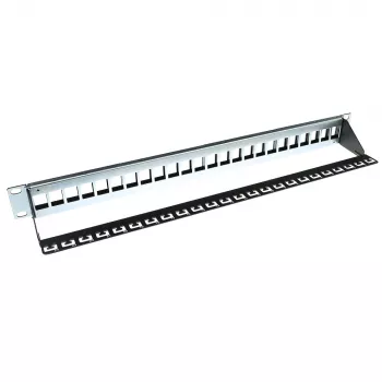 ACT 24 Port Keystone-jack patchpanel without connectors