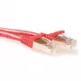 ACT Red 0.5 meter LSZH SFTP CAT6A patch cable snagless with RJ45 connectors