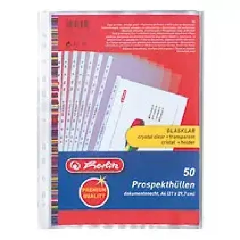 Sheet Protector Herlitz 05850508 A4