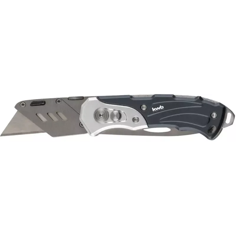 Multi-tool knife KWB 016910 Locking blade knife Black Drop point