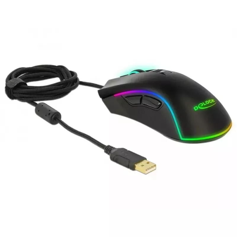 Gaming Mouse DeLOCK 12670 USB Type-A Optical 10000 DPI