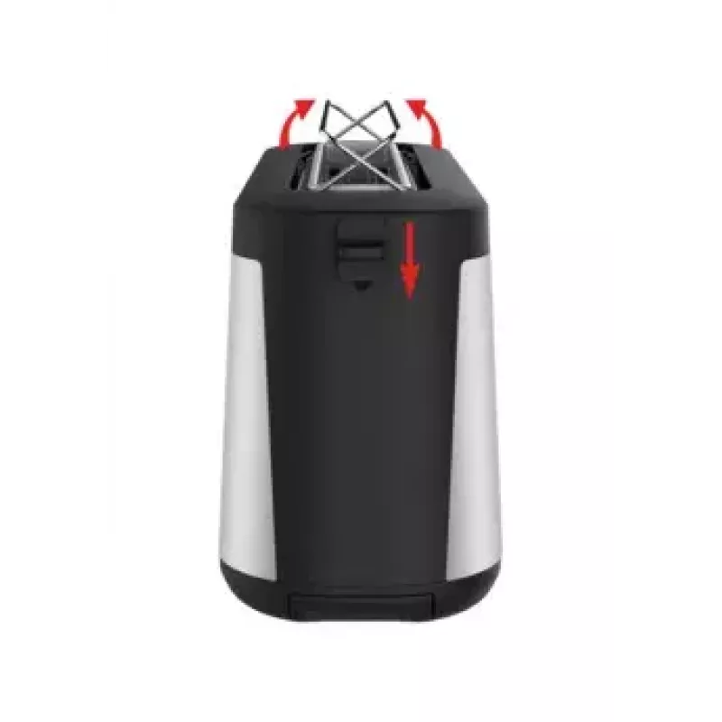 Toaster Tefal TL4308 2 slice 1000 W Black Stainless steel