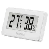 Digital Weather Station HAMA 00186363 — indoor thermometer and hygrometer, humidity 20–95%, white, battery CR2025