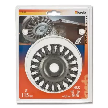 Wire wheel KWB 719530 11.5 cm