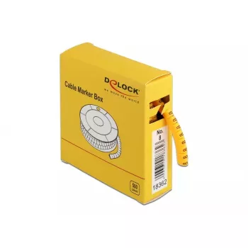 Cable Marker DeLOCK 18362 Yellow 500 pc(s)