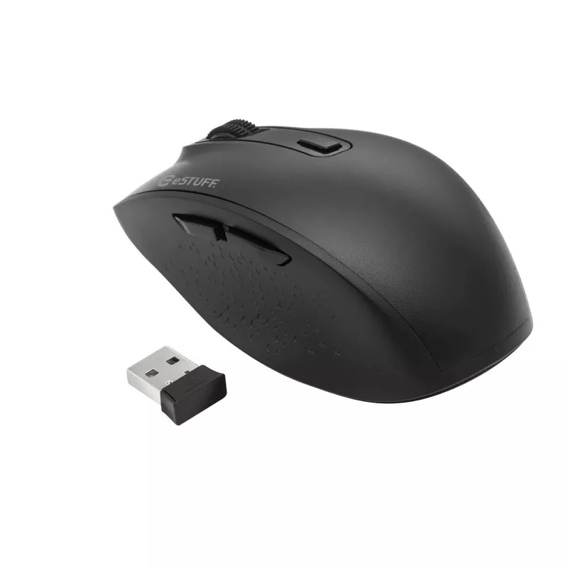 eSTUFF GLB214002 mouse Office Right-hand RF Wireless + Bluetooth IR LED 1800 DPI