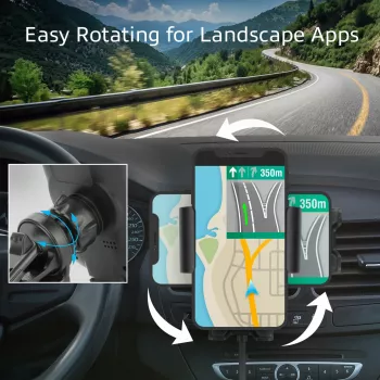 ACT Automatic smartphone car mount AC9010 with wireless charging