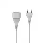 Hama 00223263 power extension 5 m 1 AC outlet(s) Indoor White