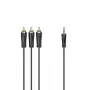 Hama 00205154 audio cable 1.5 m 3.5mm 3 x RCA Black