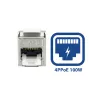 ACT Keystone Jack RJ45 CAT6 Shielded toolless with shutter Silver White