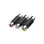 Hama 00205174 cable gender changer 3 x RCA