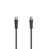 Coaxial Cable Hama 00205053 3 m Black Coaxial Connectors