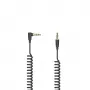 Audio cable Hama Flexi-Slim 0.75m 3.5mm Black Male to Male Gold Plated