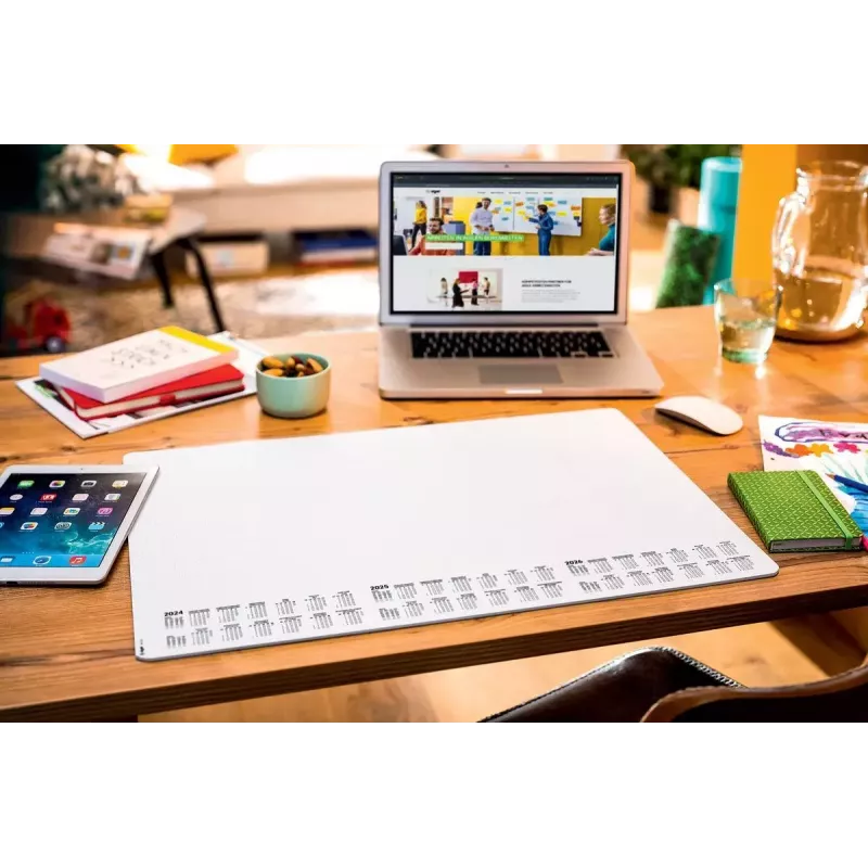 Desk Pad Sigel HO301 Paper White A2 Calendar Date Month Year