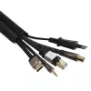 Hama 00220990 cable organizer Universal Cable duct Black 1 pc(s)