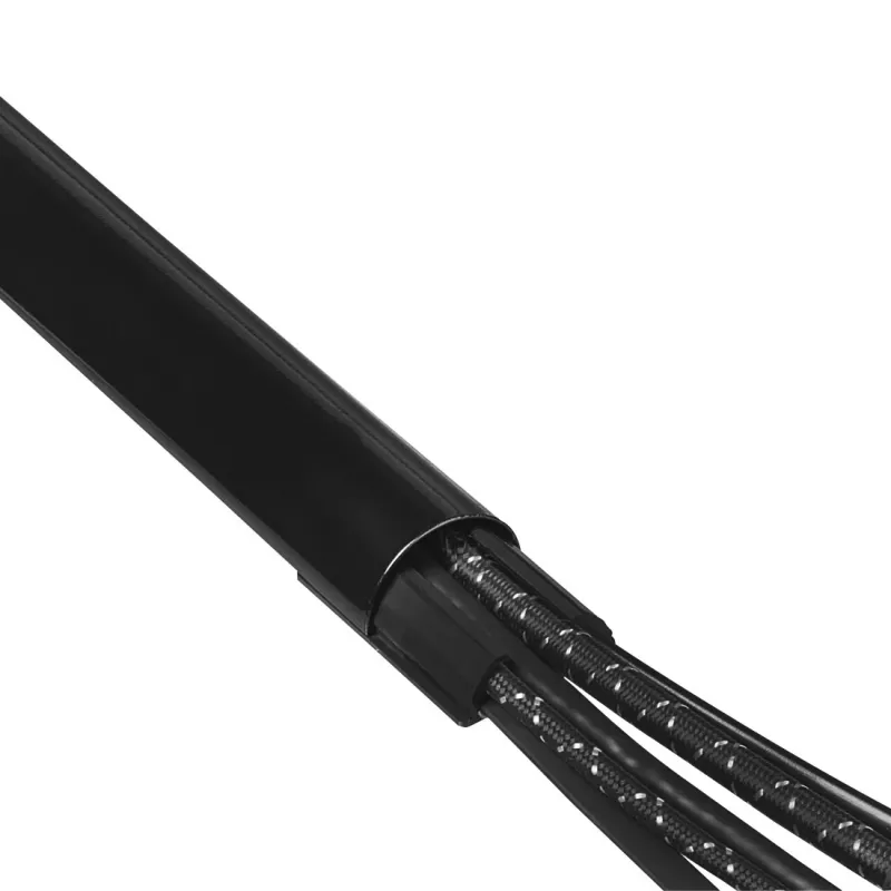 Hama 00220990 cable organizer Universal Cable duct Black 1 pc(s)