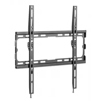 Manhattan Wall Mount for TV & Monitors (Fixed), For screens 32 inch to 55 inch, VESA compatibility: all between 200x200mm to 400x400mm - check the dimensions of the four mounting holes on back of screen to ensure it fits, Max 40kg, Black, Bracket