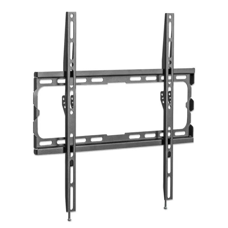 Manhattan Wall Mount for TV & Monitors (Fixed), For screens 32 inch to 55 inch, VESA compatibility: all between 200x200mm to 400x400mm - check the dimensions of the four mounting holes on back of screen to ensure it fits, Max 40kg, Black, Bracket