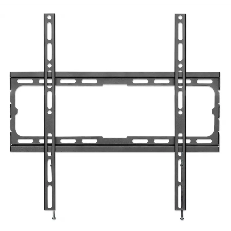 Manhattan Wall Mount for TV & Monitors (Fixed), For screens 32 inch to 55 inch, VESA compatibility: all between 200x200mm to 400x400mm - check the dimensions of the four mounting holes on back of screen to ensure it fits, Max 40kg, Black, Bracket