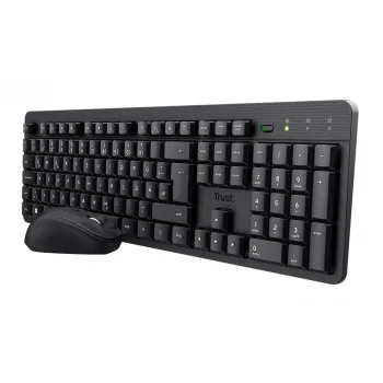 Trust TKM-360 keyboard Mouse included Office RF Wireless QWERTZ German Black