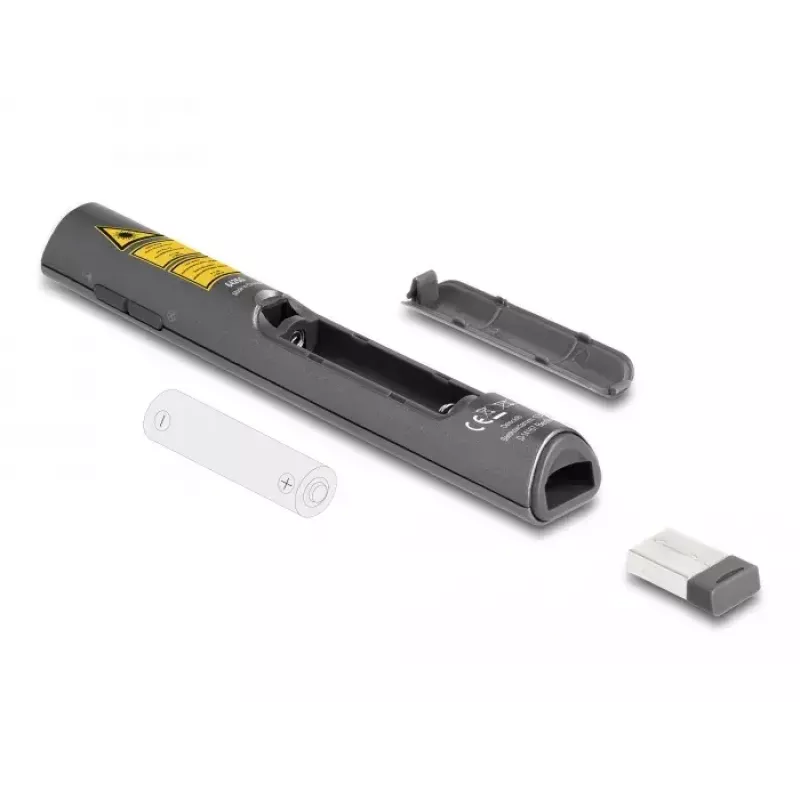 DeLOCK USB Laser Presenter Wireless USB RF Remote Control Red Laser Pointer