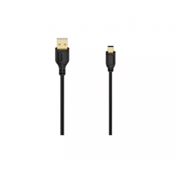 Hama 00074262 USB cable USB 2.0 0.75 m USB A Mini-USB B Black