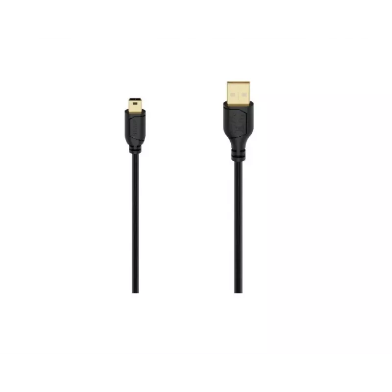 Hama 00074262 USB cable USB 2.0 0.75 m USB A Mini-USB B Black