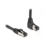 Network Cable DeLOCK RJ45 Cat.8.1 90° Upwards Angled 10m Black