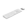 Hama WKM-550 keyboard Mouse included Home/Office RF Wireless + Bluetooth QWERTZ German Grey, White
