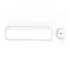 Hama WKM-550 keyboard Mouse included Home/Office RF Wireless + Bluetooth QWERTZ German Grey, White