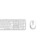 Hama WKM-550 keyboard Mouse included Home/Office RF Wireless + Bluetooth QWERTZ German Grey, White