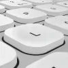Hama WKM-550 keyboard Mouse included Home/Office RF Wireless + Bluetooth QWERTZ German Grey, White