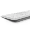 Hama WKM-550 keyboard Mouse included Home/Office RF Wireless + Bluetooth QWERTZ German Grey, White