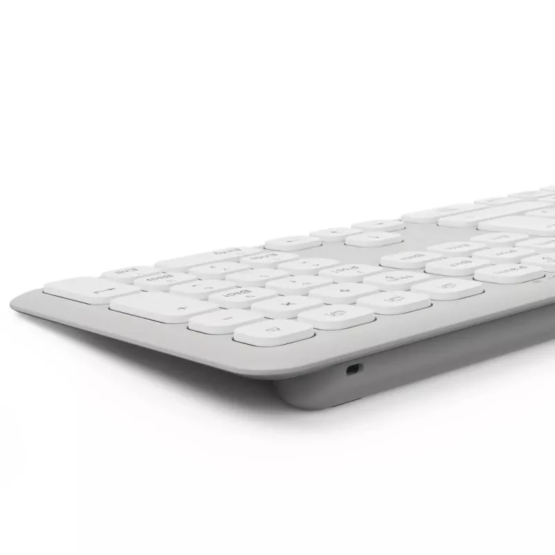 Hama WKM-550 keyboard Mouse included Home/Office RF Wireless + Bluetooth QWERTZ German Grey, White