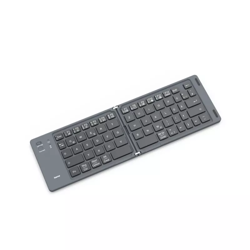 Hama Travel 450 QWERTZ German Bluetooth Black, Dark Grey