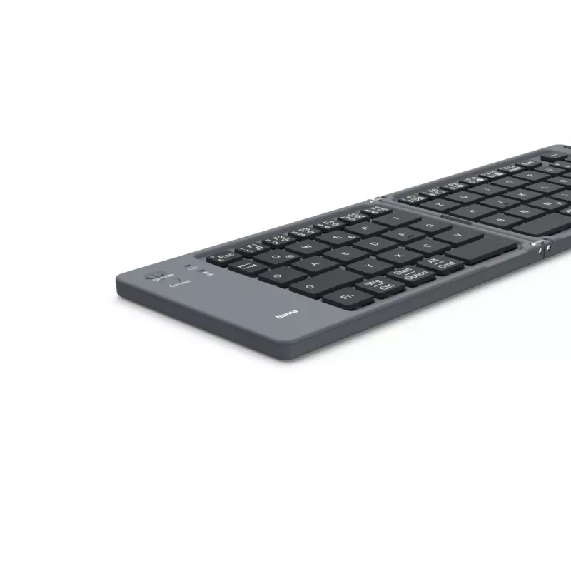 Hama Travel 450 QWERTZ German Bluetooth Black, Dark Grey
