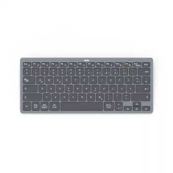 Hama Travel 400 QWERTZ German Bluetooth Black, Dark Grey