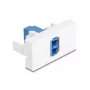 Fibre optic adapter DeLOCK 90847 LC Single-mode 1 pc Blue White