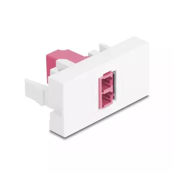 Fibre optic adapter DeLOCK 90846 LC Multi-mode 1 pc Purple White