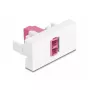 Fibre optic adapter DeLOCK 90846 LC Multi-mode 1 pc Purple White